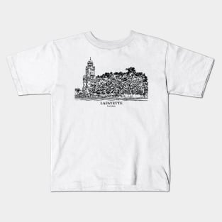 Lafayette - Louisiana Kids T-Shirt